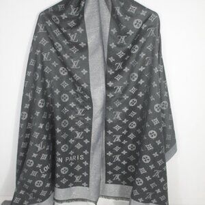 Louis Vuitton Stole Shawl Wrap 60% Wool 40% Acrylic Multicolor Used